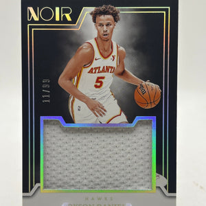 2024-25 Panini Noir Basketball - Dyson Daniels #JM-DYS Patch /99 MISCUT FRENLY BRICKS - Open 7 Days