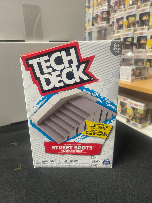 Tech Deck Build-A-Park Street Spots Hubba Hideout FRENLY BRICKS - Open 7 Days