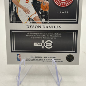 2024-25 Panini Noir Basketball - Dyson Daniels #JM-DYS Patch /99 MISCUT FRENLY BRICKS - Open 7 Days