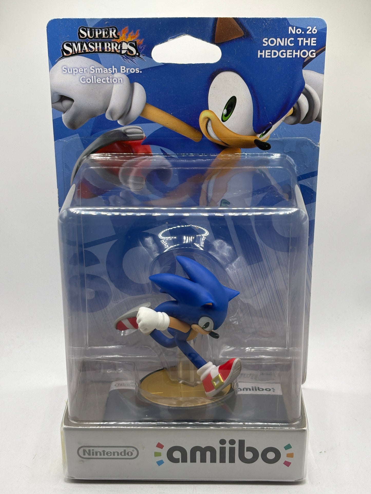 Nintendo Amiibo Super Smash Bros Collection Sonic the Hedgehog #26 Sealed FRENLY BRICKS - Open 7 Days