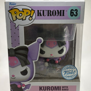 Funko POP! Kuromi #63 Kuromi with Baku Special Edition Vinyl Figure FRENLY BRICKS - Open 7 Days