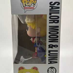 Funko POP! Animation Sailor Moon #89 Sailor Moon & Luna Vinyl Figure FRENLY BRICKS - Open 7 Days