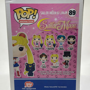 Funko POP! Animation Sailor Moon #89 Sailor Moon & Luna Vinyl Figure FRENLY BRICKS - Open 7 Days