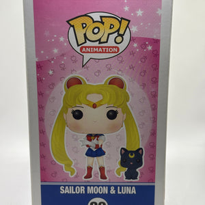 Funko POP! Animation Sailor Moon #89 Sailor Moon & Luna Vinyl Figure FRENLY BRICKS - Open 7 Days