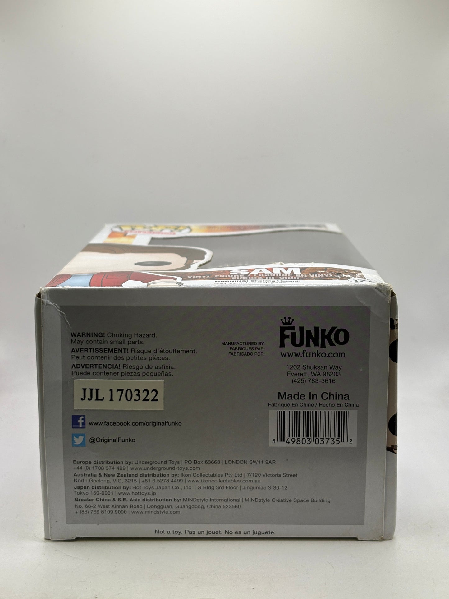 Funko POP! Television Supernatural #93 Sam Vinyl Figure Box Damage