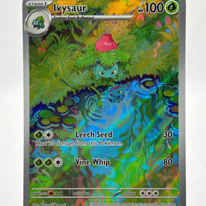 Pokemon TCG 151 MEW - Ivysaur 167/165 Illustration Rare NM FRENLY BRICKS - Open 7 Days