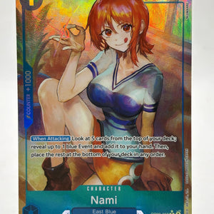 One Piece TCG OP09 - Nami OP09-050 Rare Alt Art Nm FRENLY BRICKS - Open 7 Days
