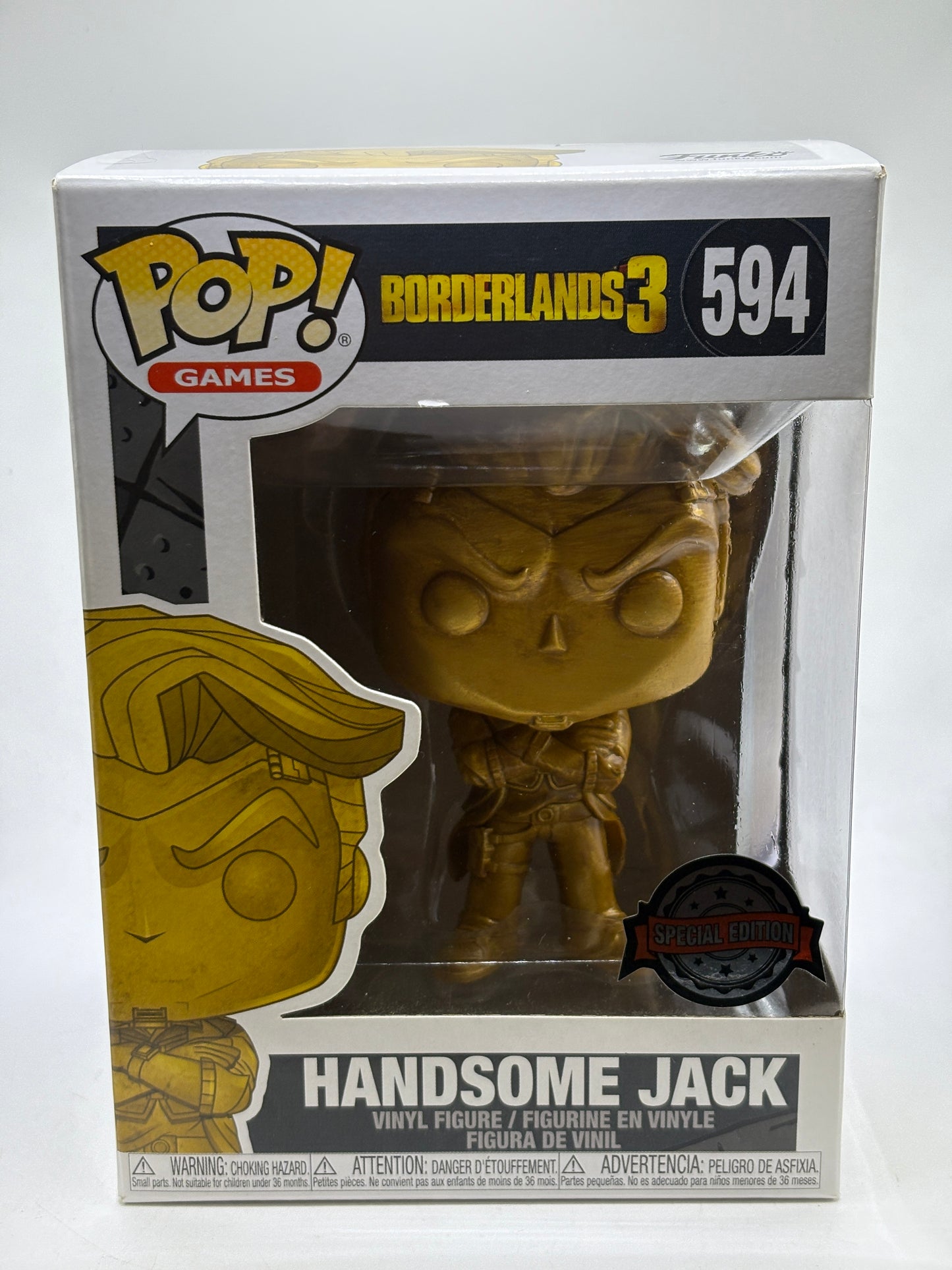Funko POP! Games Borderlands 3 #594 Handsome Jack Gold Special Edition