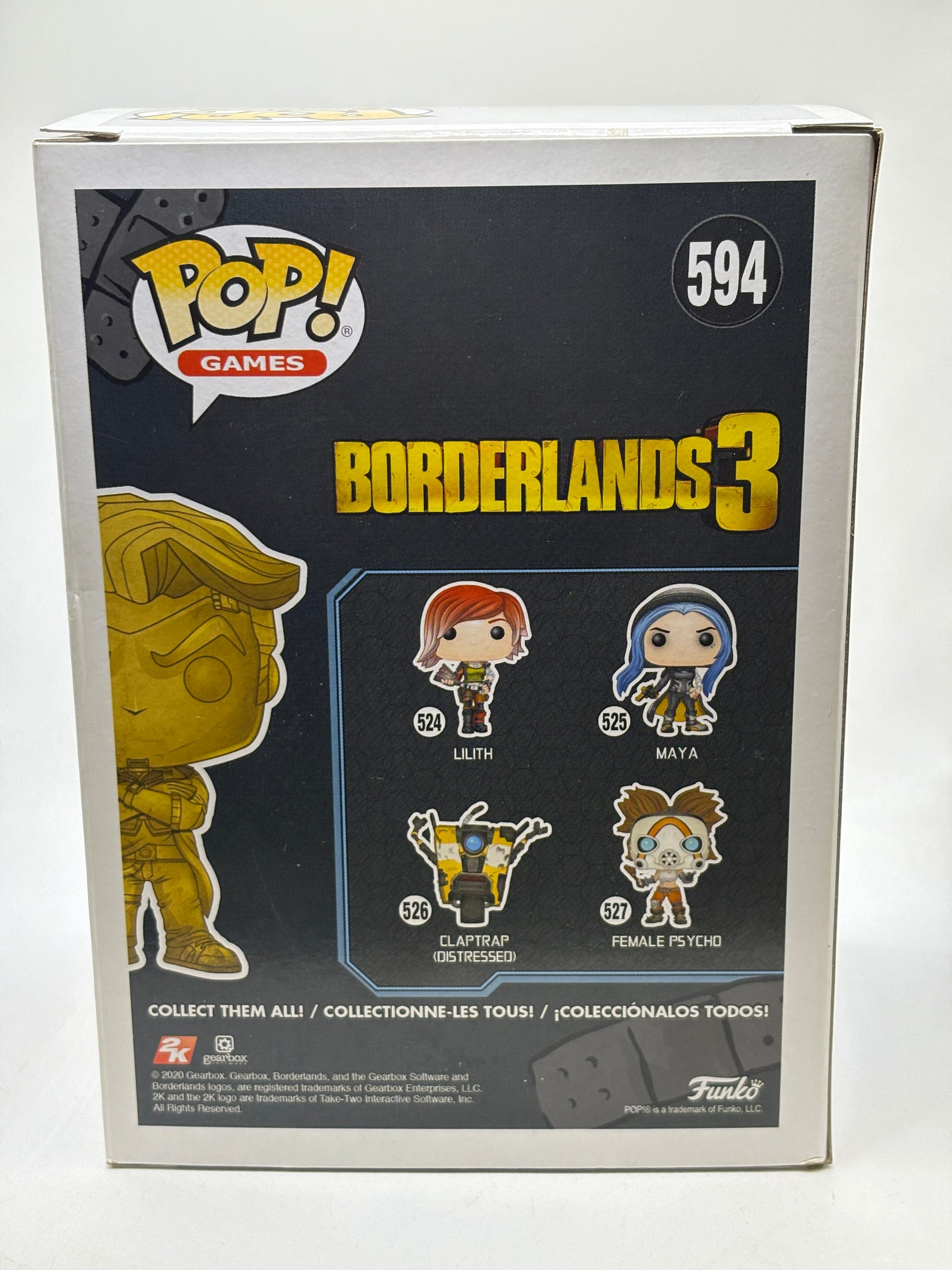 Funko POP! Games Borderlands 3 #594 Handsome Jack Gold Special Edition image 3
