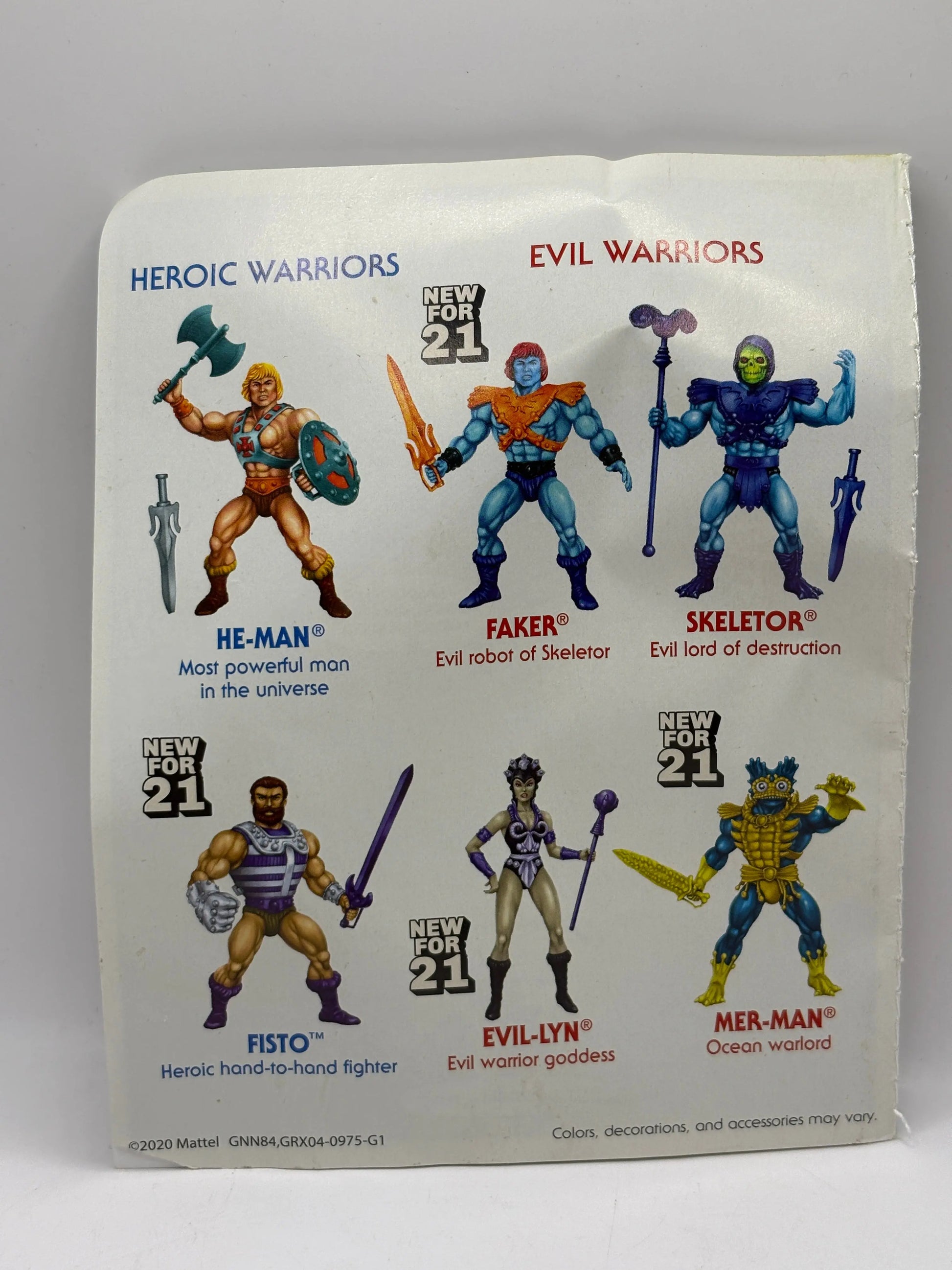 2021 Mattel Masters of the Universe Origins MOTU FAKER Action Figure  Loose FRENLY BRICKS - Open 7 Days