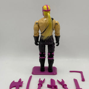 GI Joe Ninja Force Pink Banzai Vintage Loose Action Figure Hasbro 1993 FRENLY BRICKS - Open 7 Days