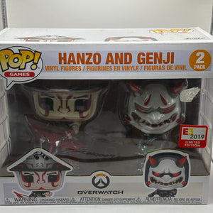 Funko POP! Games Hanzo & Genji 2 Pack 2019 E3 Limited Edition FRENLY BRICKS - Open 7 Days