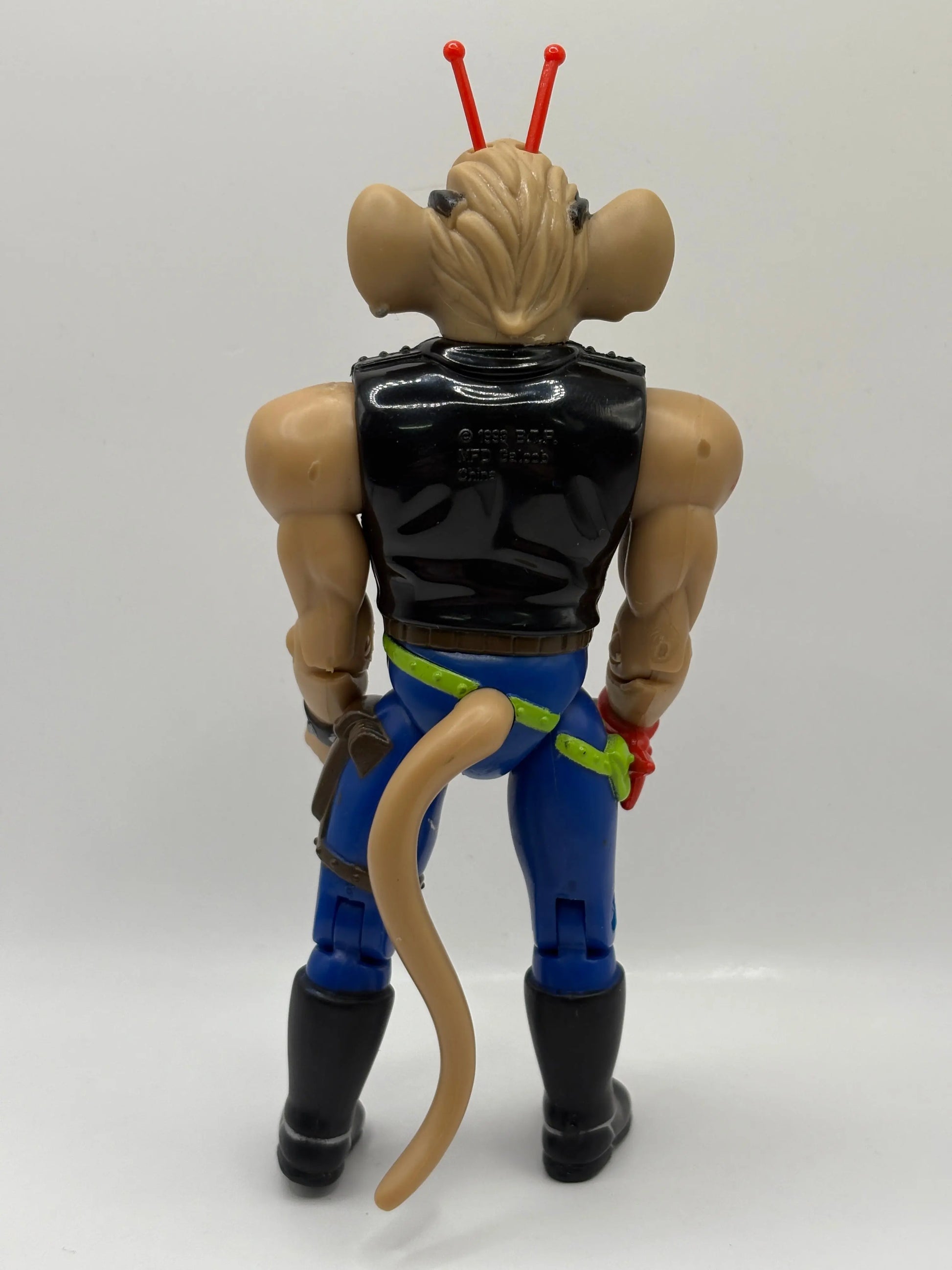 Vintage Biker Mice From Mars - Throttle Action Figure 1993 Galoob FRENLY BRICKS - Open 7 Days