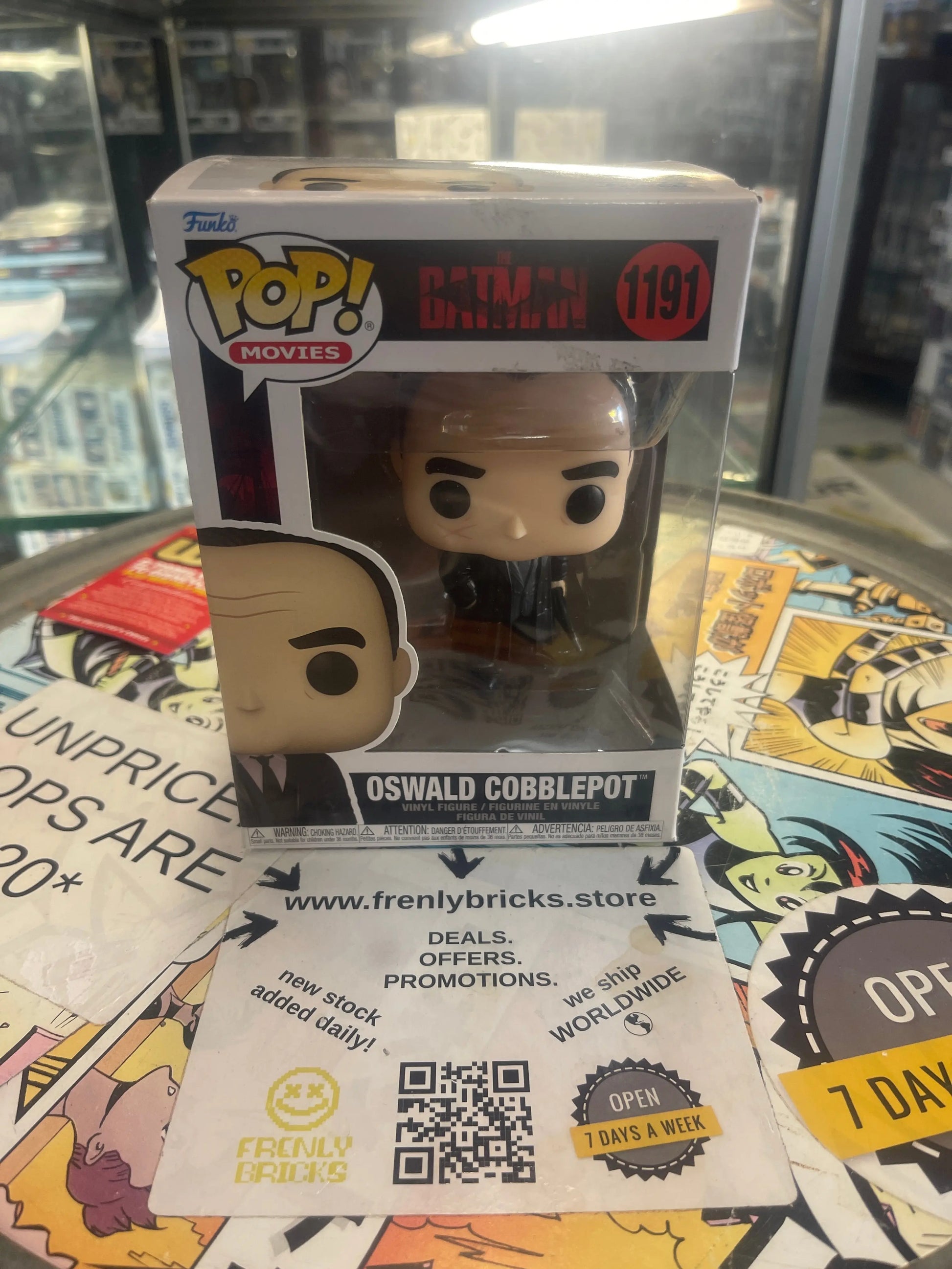 Funko POP! Movies The Batman #1191 Oswald Cobblepot FRENLY BRICKS - Open 7 Days