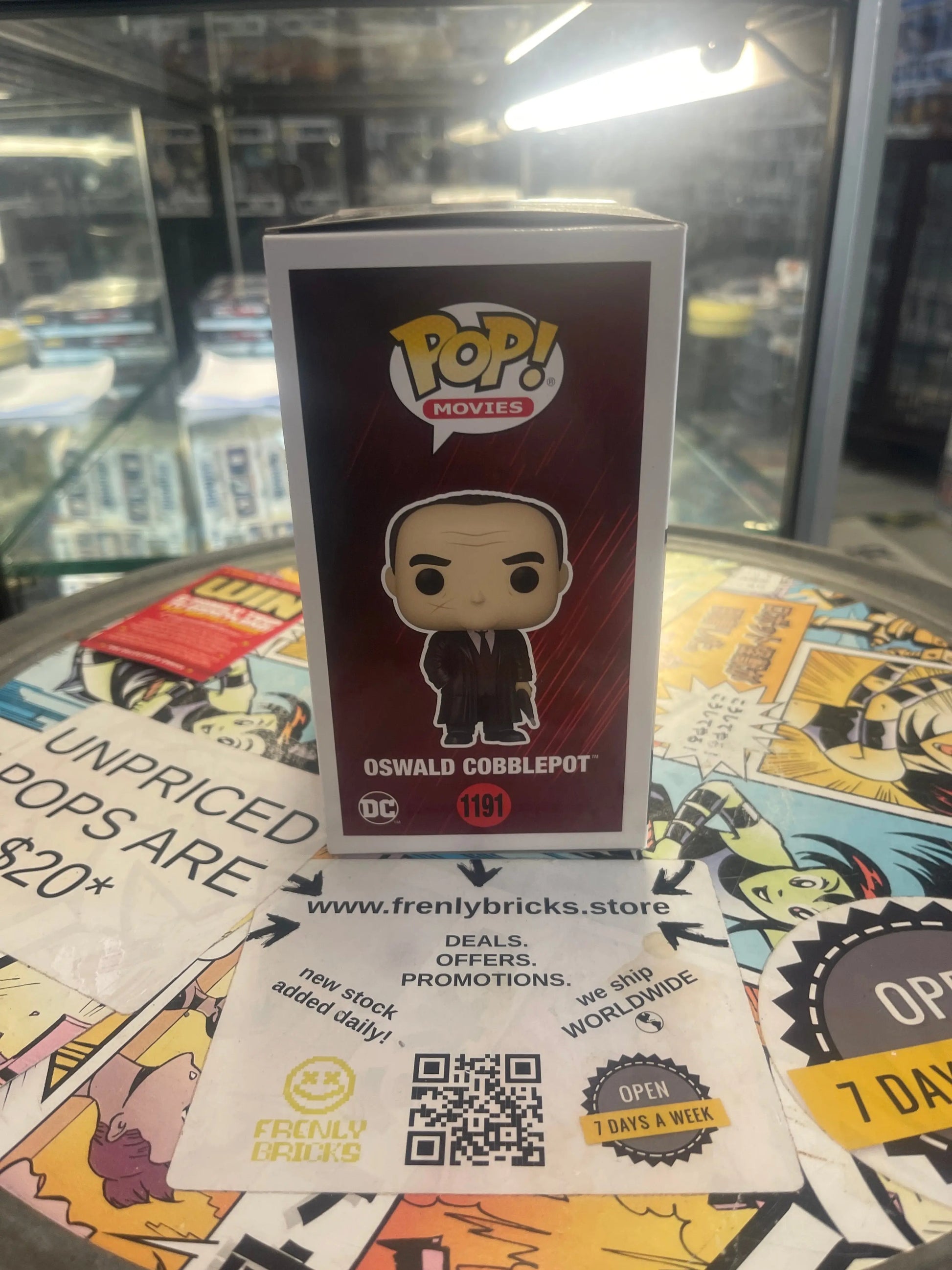 Funko POP! Movies The Batman #1191 Oswald Cobblepot FRENLY BRICKS - Open 7 Days