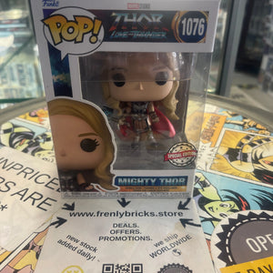 Funko POP! Thor Love and Thunder #1076 Mighty Thor Special Edition FRENLY BRICKS - Open 7 Days