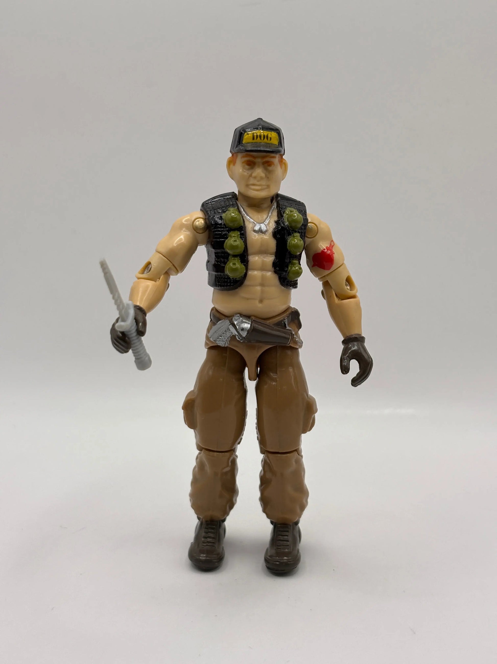 GI Joe STEAM ROLLER original 1987 Mobile Command Center Driver Loose FRENLY BRICKS - Open 7 Days