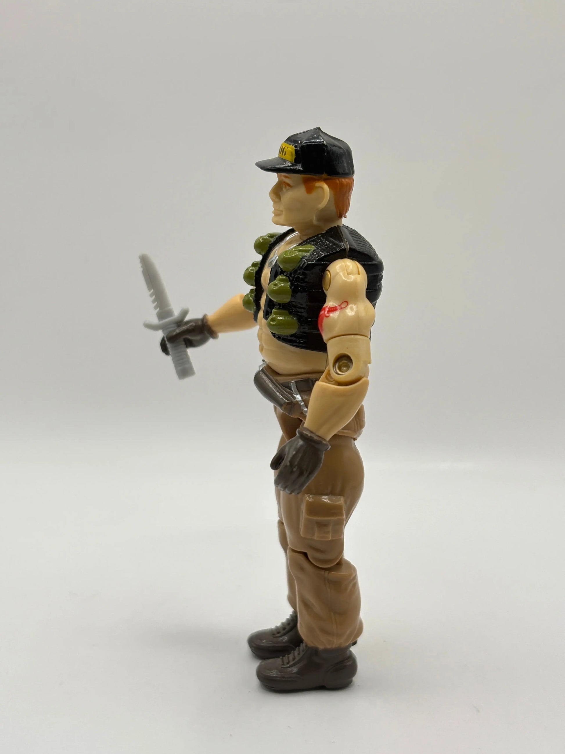 GI Joe STEAM ROLLER original 1987 Mobile Command Center Driver Loose FRENLY BRICKS - Open 7 Days