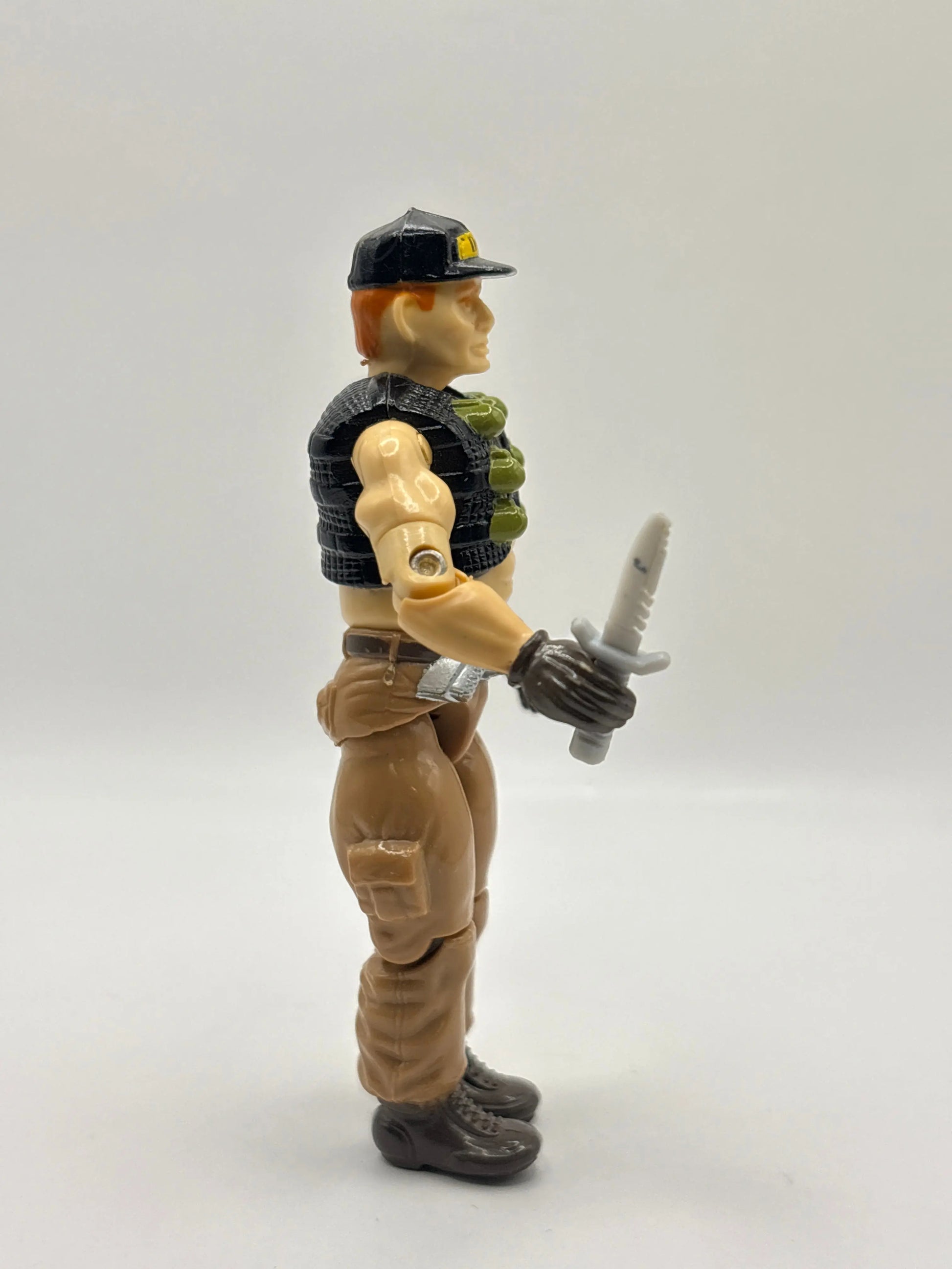 GI Joe STEAM ROLLER original 1987 Mobile Command Center Driver Loose FRENLY BRICKS - Open 7 Days