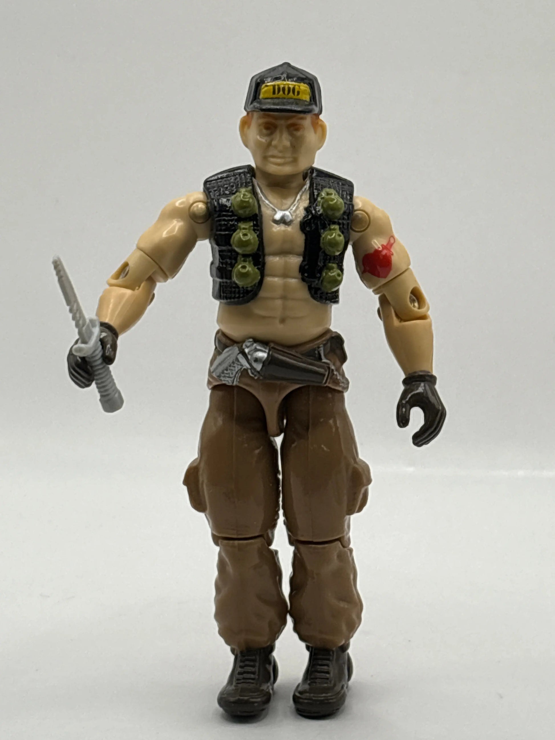 GI Joe STEAM ROLLER original 1987 Mobile Command Center Driver Loose FRENLY BRICKS - Open 7 Days
