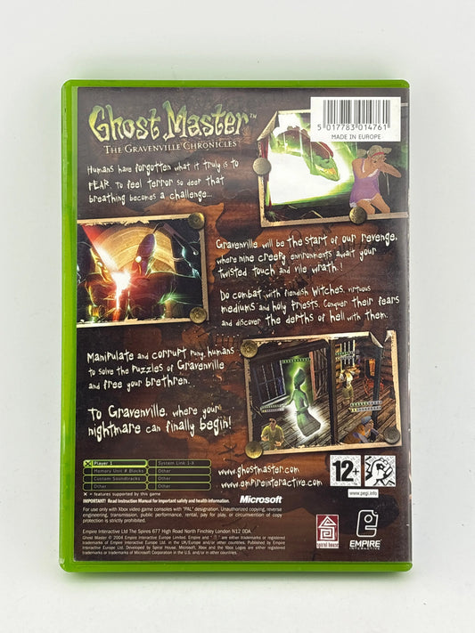 Xbox Video Game - Ghost Master The Gravenville Chronicles Game & Manual FRENLY BRICKS - Open 7 Days