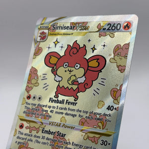 Pokemon TCG Crown Zenith - Simisear VSTAR GG37/GG70 LP FRENLY BRICKS - Open 7 Days