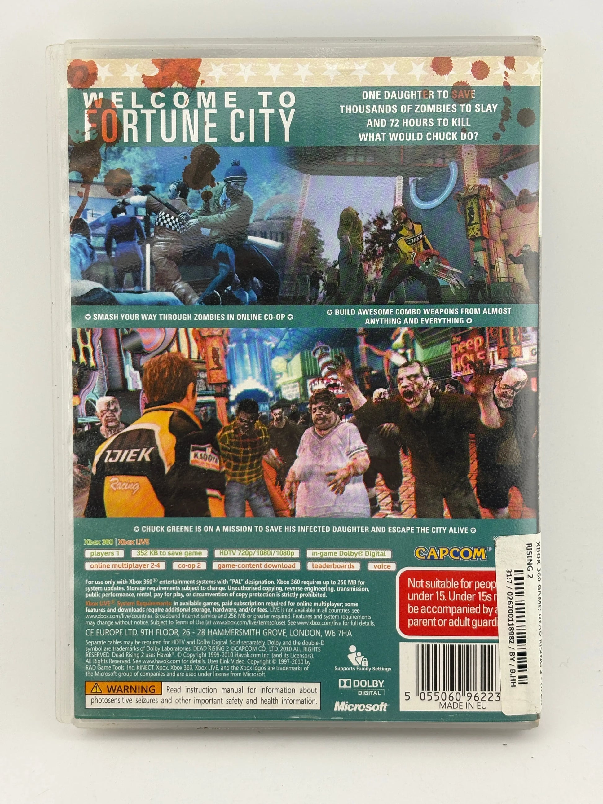 Xbox 360 Video Game - Deadrising 2 Complete with Manual FRENLY BRICKS - Open 7 Days