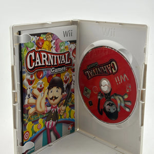 2007 Nintendo Wii - Carnival Games Complete with Manual FRENLY BRICKS - Open 7 Days