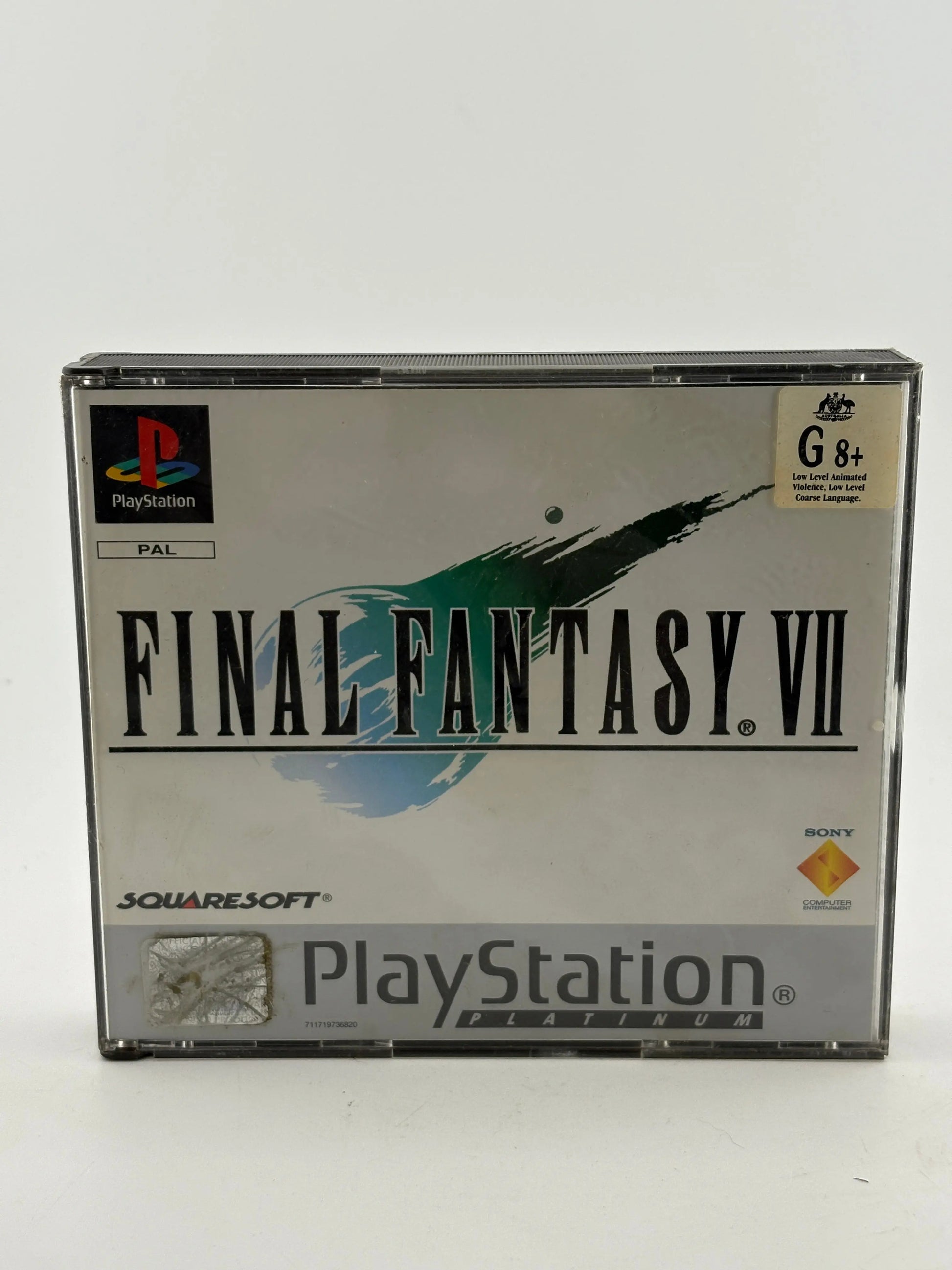 Playstation Platinum Final Fantasy VII (Missing 1 Disc) FRENLY BRICKS - Open 7 Days