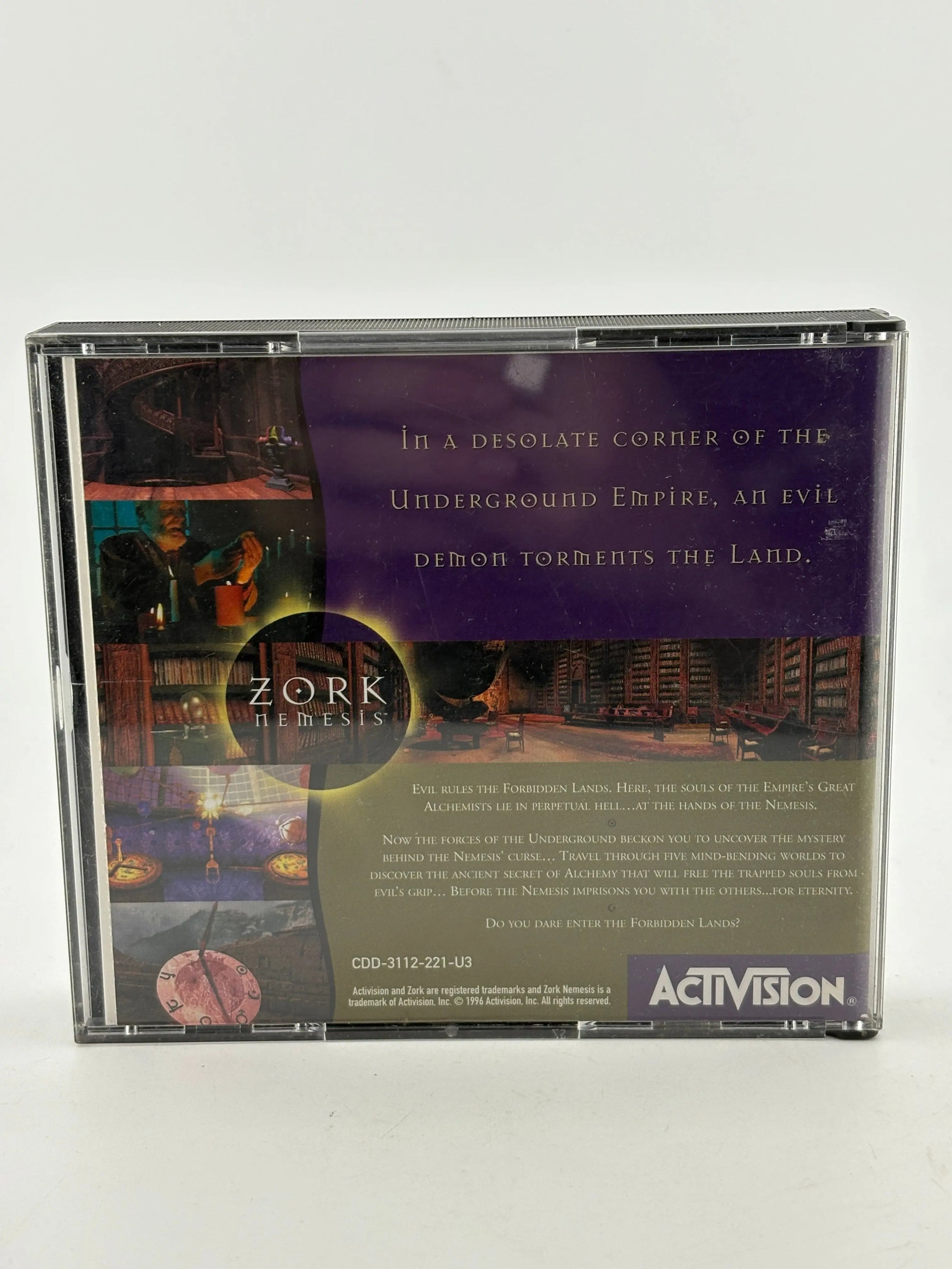 1996 PC Video Game - Zork Nemesis Complete with Manuals FRENLY BRICKS - Open 7 Days