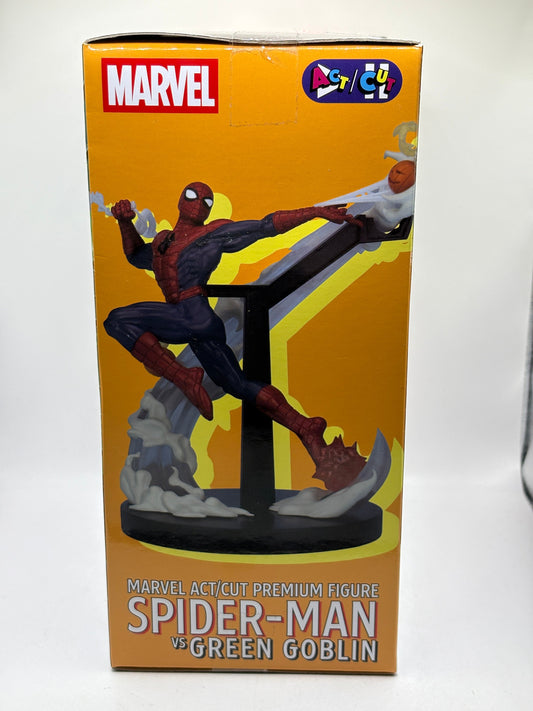 MARVEL ACT/CUT Premium Figure Spider-Man vs. Green Goblin SEGA JAPAN NEW FRENLY BRICKS - Open 7 Days