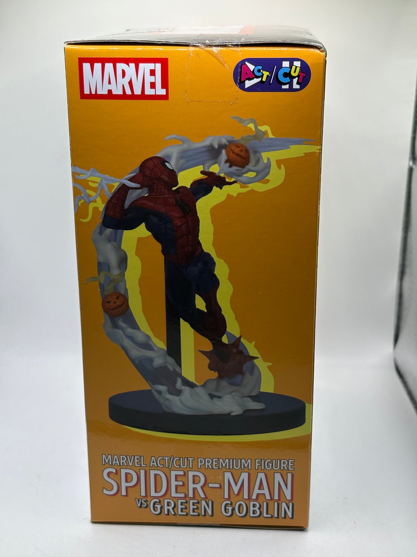 MARVEL ACT/CUT Premium Figure Spider-Man vs. Green Goblin SEGA JAPAN NEW FRENLY BRICKS - Open 7 Days