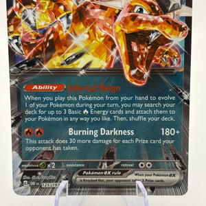 Pokemon TCG Obsidian Flames - Charizard EX 125/197 MP FRENLY BRICKS - Open 7 Days