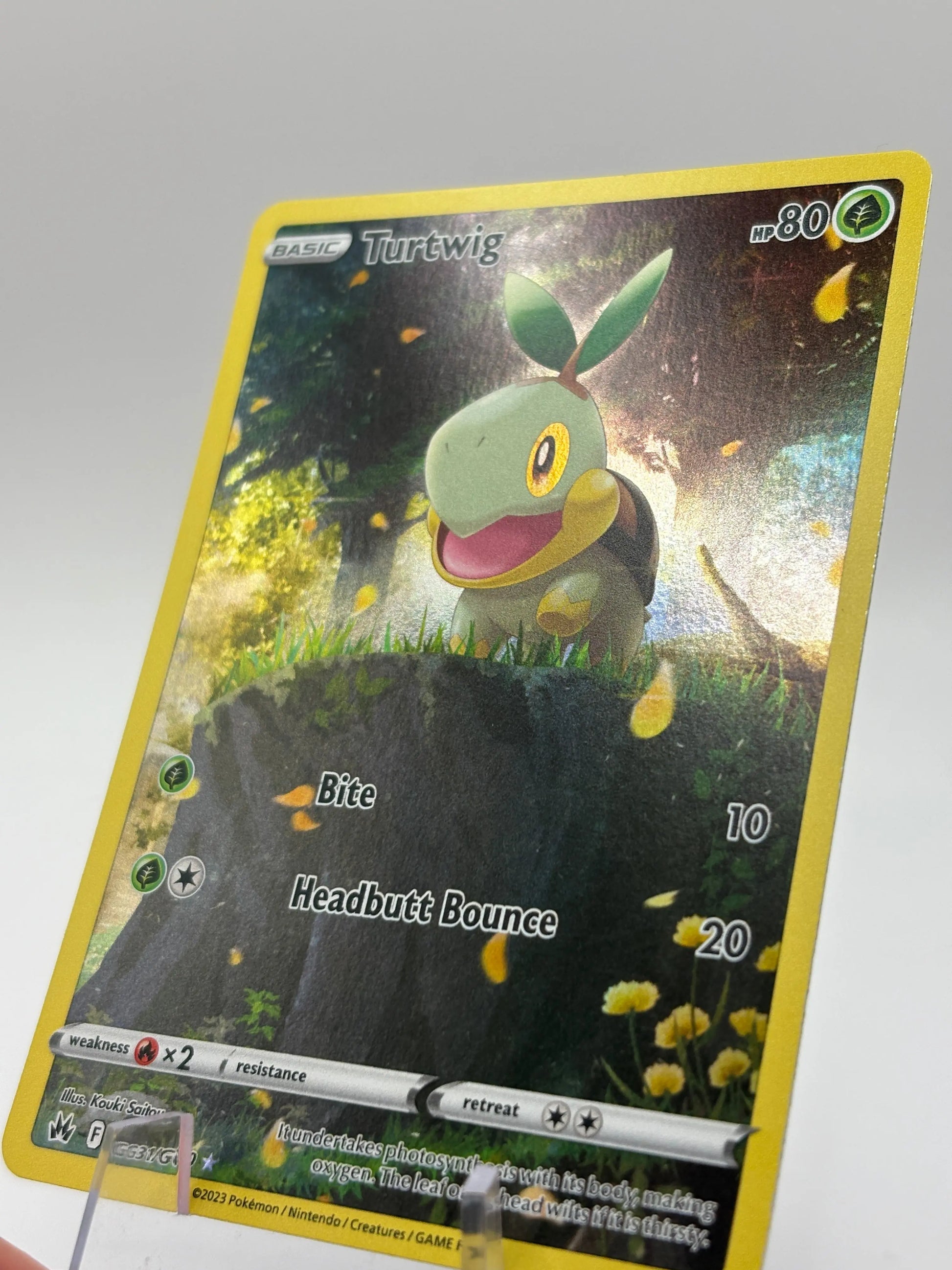 Pokemon TCG Crown Zenith - Turtwig GG31/GG70 Full Art NM FRENLY BRICKS - Open 7 Days