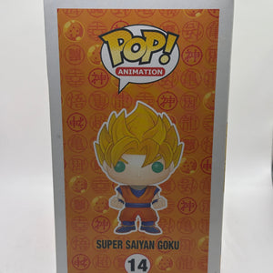 Funko POP! Animation Dragon Ball Z #14 Super Saiyan Goku Signed Sean No COA FRENLY BRICKS - Open 7 Days