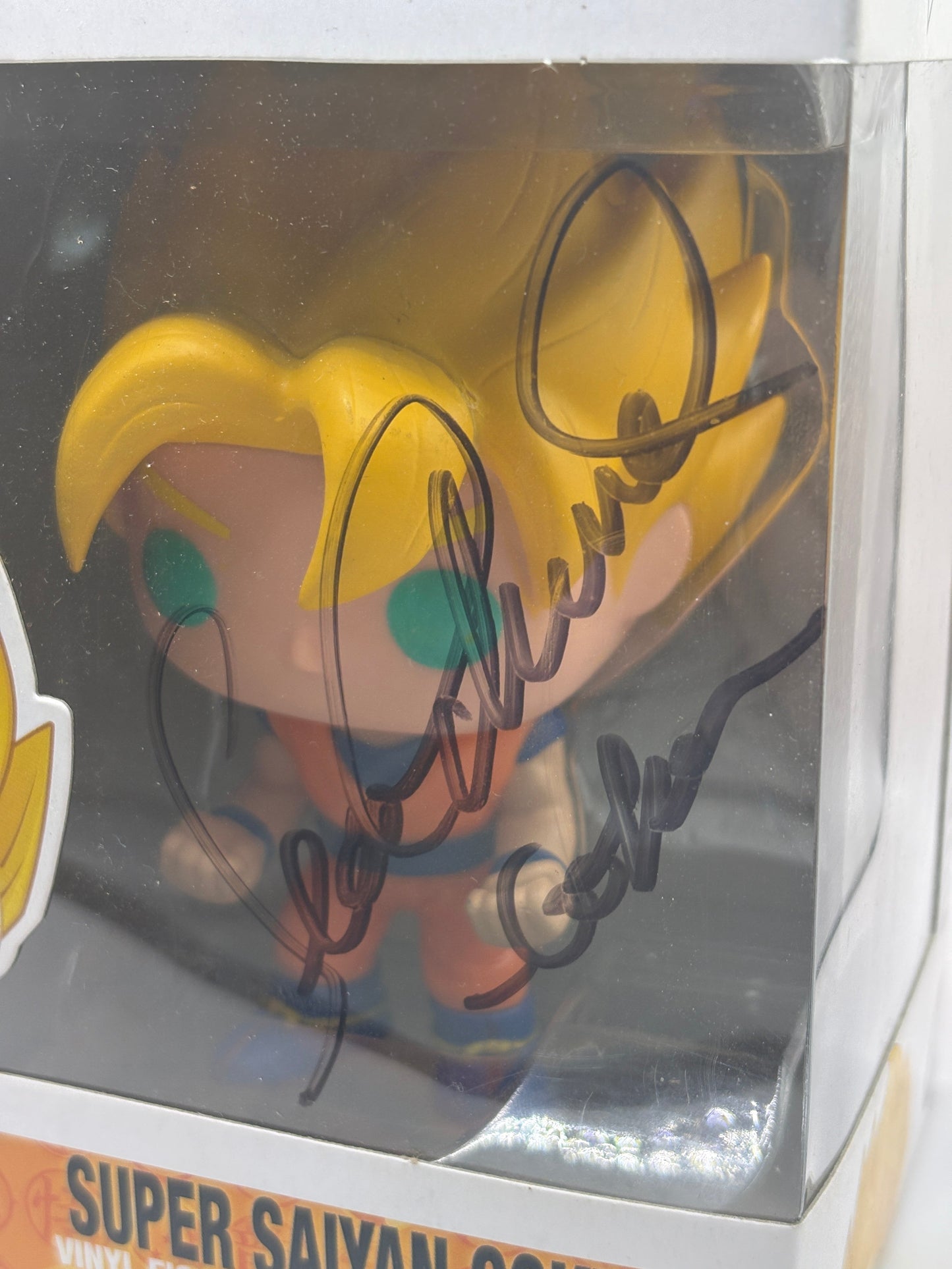 Funko POP! Animation Dragon Ball Z #14 Super Saiyan Goku Signed Sean No COA FRENLY BRICKS - Open 7 Days