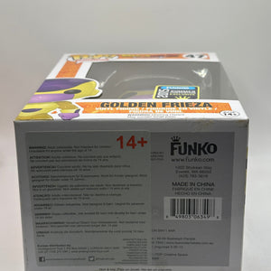 Funko POP! Animation Dragon Ball Z #47 Golden Frieza 2015 Summer Con (1) FRENLY BRICKS - Open 7 Days