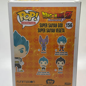 Funko POP! Animation Dragon Ball Z #156 Super Saiyan God Super Saiyan Vegeta FRENLY BRICKS - Open 7 Days