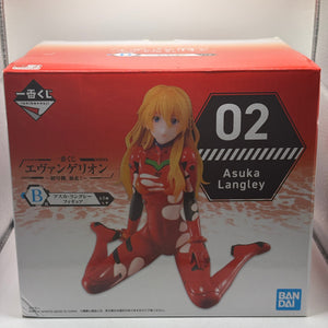Anime Evangelion Asuka Langley Ichiban Kuji 02 B Figure Model BANDAI FRENLY BRICKS - Open 7 Days