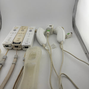 Nintendo Wii Console with Accessories + 3 Controllers (Powers On) Loose FRENLY BRICKS - Open 7 Days