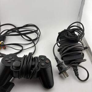 Sony Playstation 2 Slim Console with Cables & Controller (Power Tested Turning On) FRENLY BRICKS - Open 7 Days