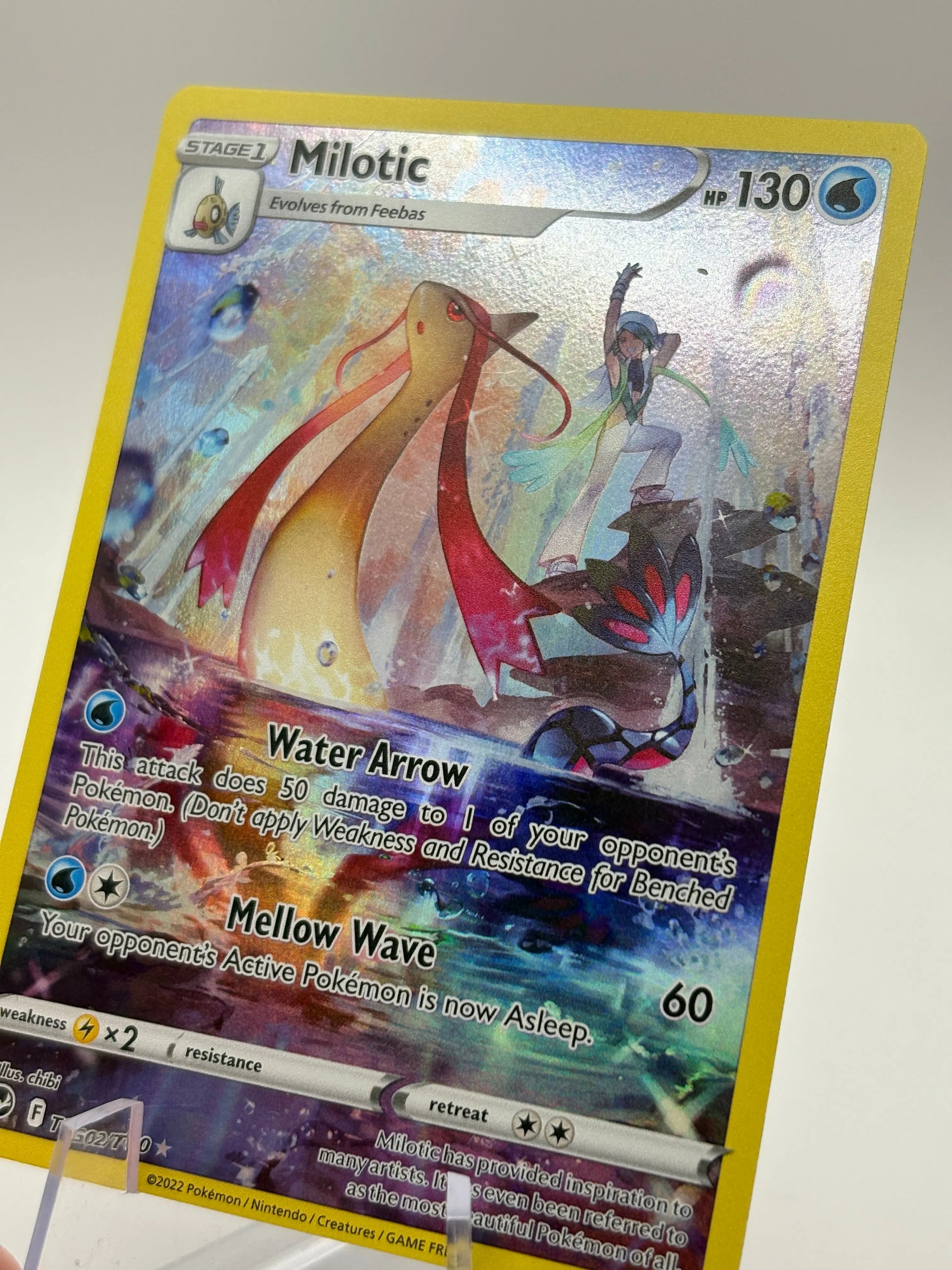Pokemon TCG Silver Tempest - Milotic TG02/TG30 Full Art NM FRENLY BRICKS - Open 7 Days