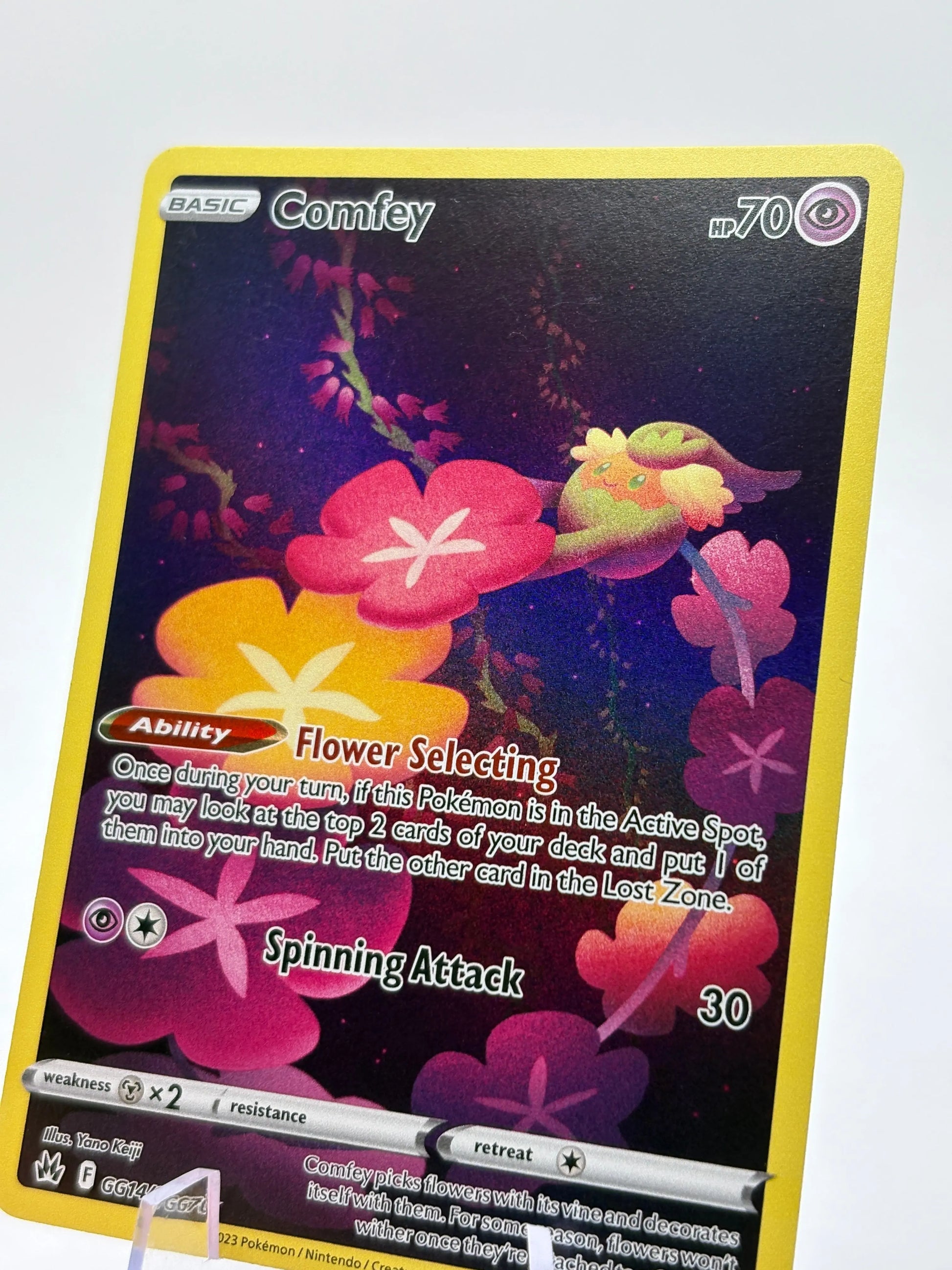 Pokemon TCG Crown Zenith - Comfey GG14/GG70 Full Art Nm FRENLY BRICKS - Open 7 Days