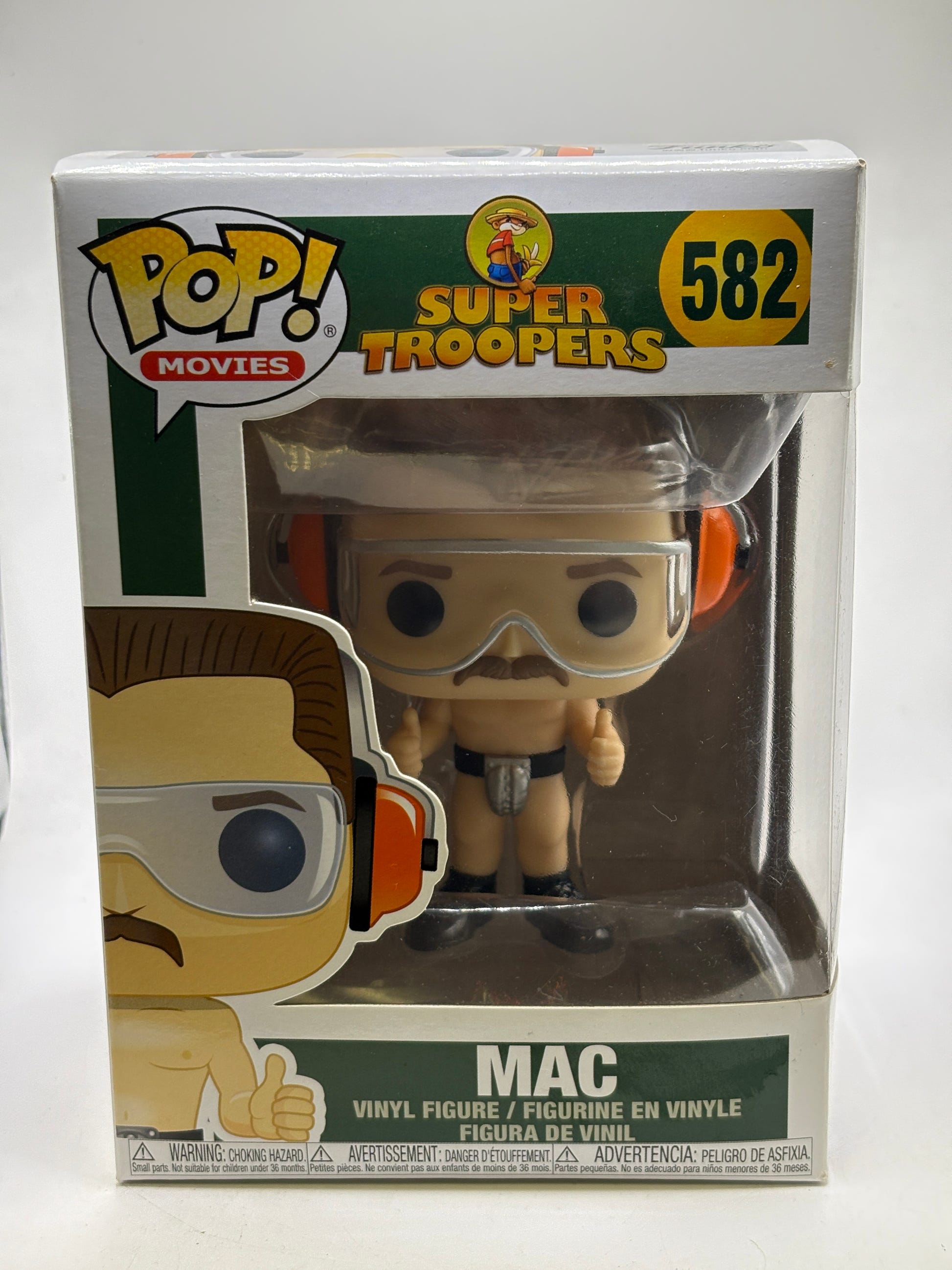 Funko POP! Movies Super Trooper #582 Mac Vinyl Figure image 1