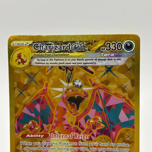 Pokemon TCG Obsidian Flame - Charizard EX 228/197 HP *creased* FRENLY BRICKS - Open 7 Days