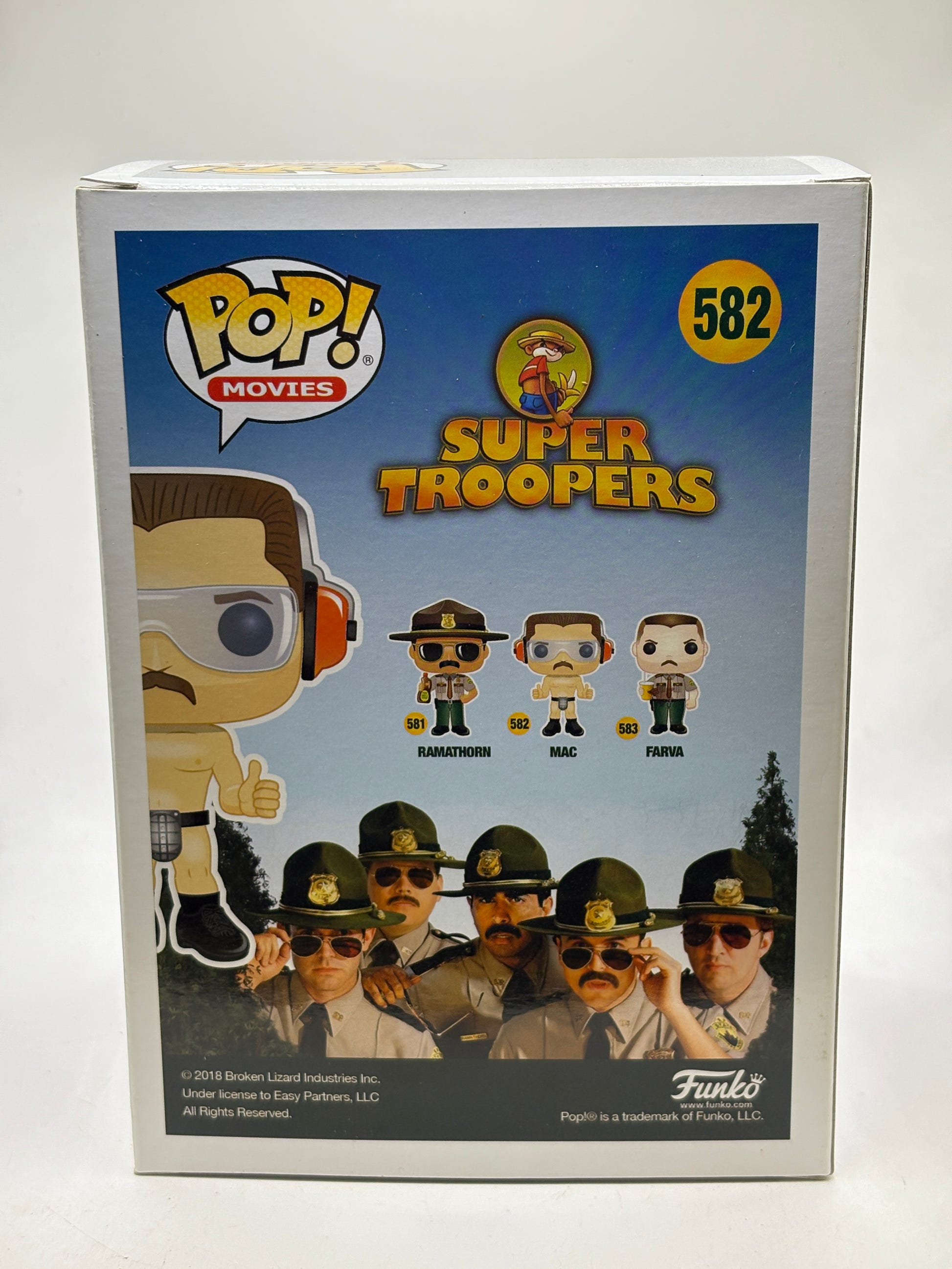 Funko POP! Movies Super Trooper #582 Mac Vinyl Figure image 3