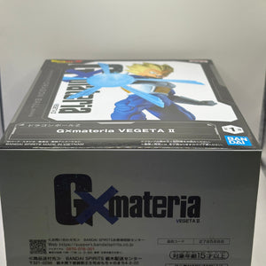 Dragon Ball Z Vegeta II GXmateria Figure Banpresto Prize Japan New FRENLY BRICKS - Open 7 Days