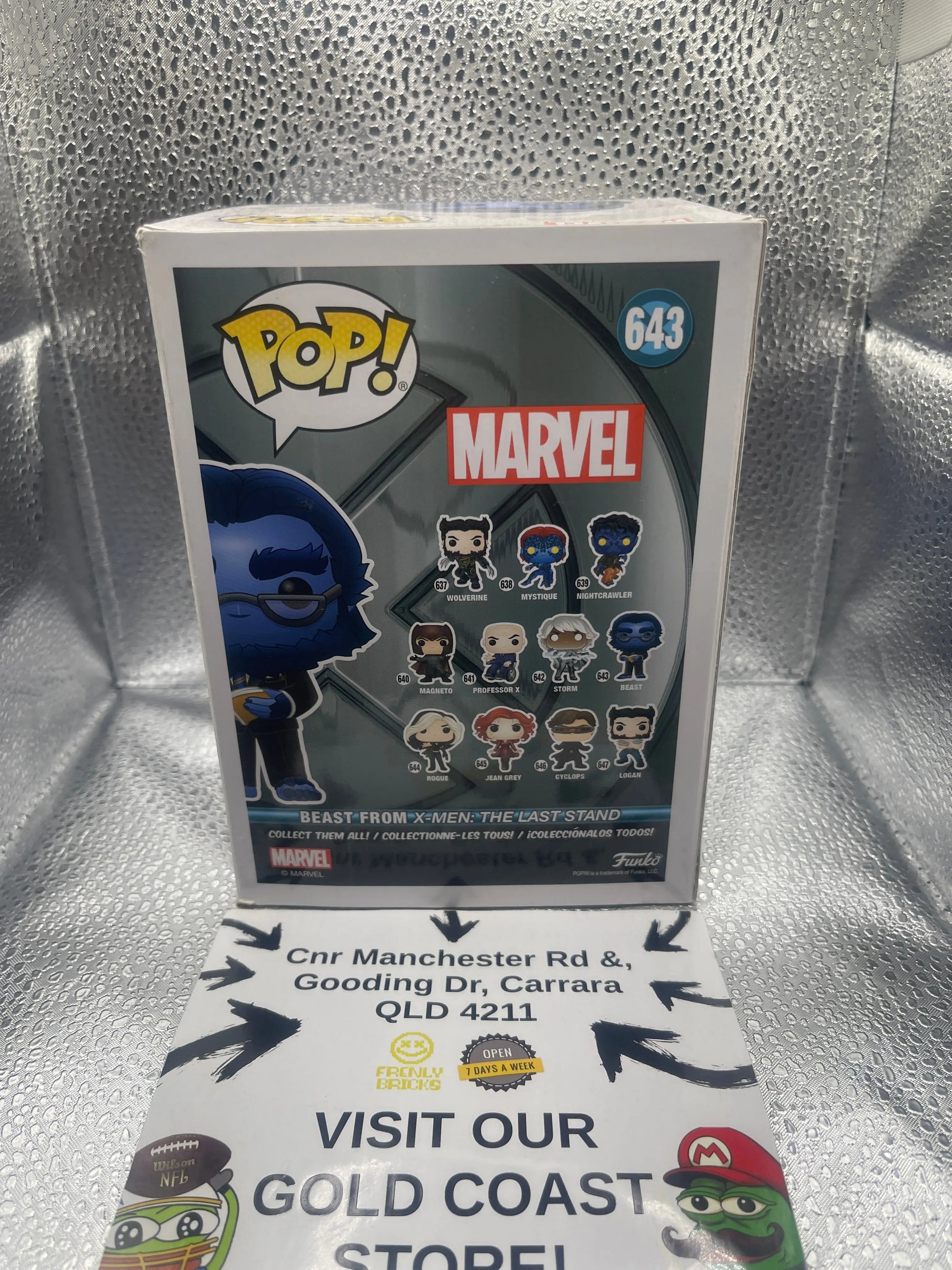 Funko POP Marvel - #643 Beast (Flocked) - Special Edition FRENLY BRICKS - Open 7 Days