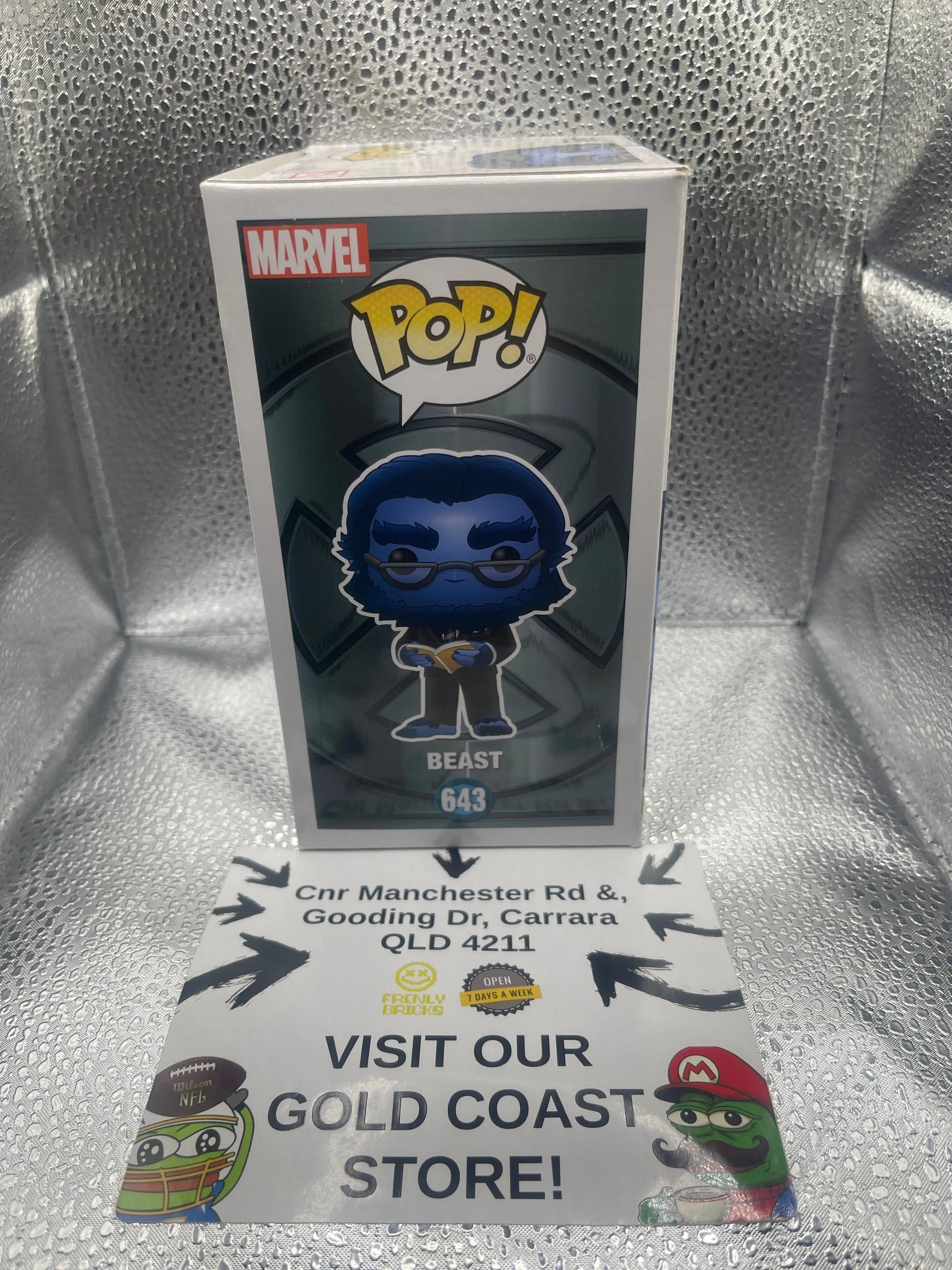 Funko POP Marvel - #643 Beast (Flocked) - Special Edition FRENLY BRICKS - Open 7 Days