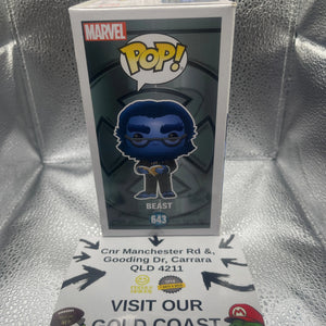 Funko POP Marvel - #643 Beast (Flocked) - Special Edition FRENLY BRICKS - Open 7 Days